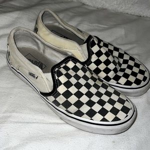 Checkered Vans Size 8